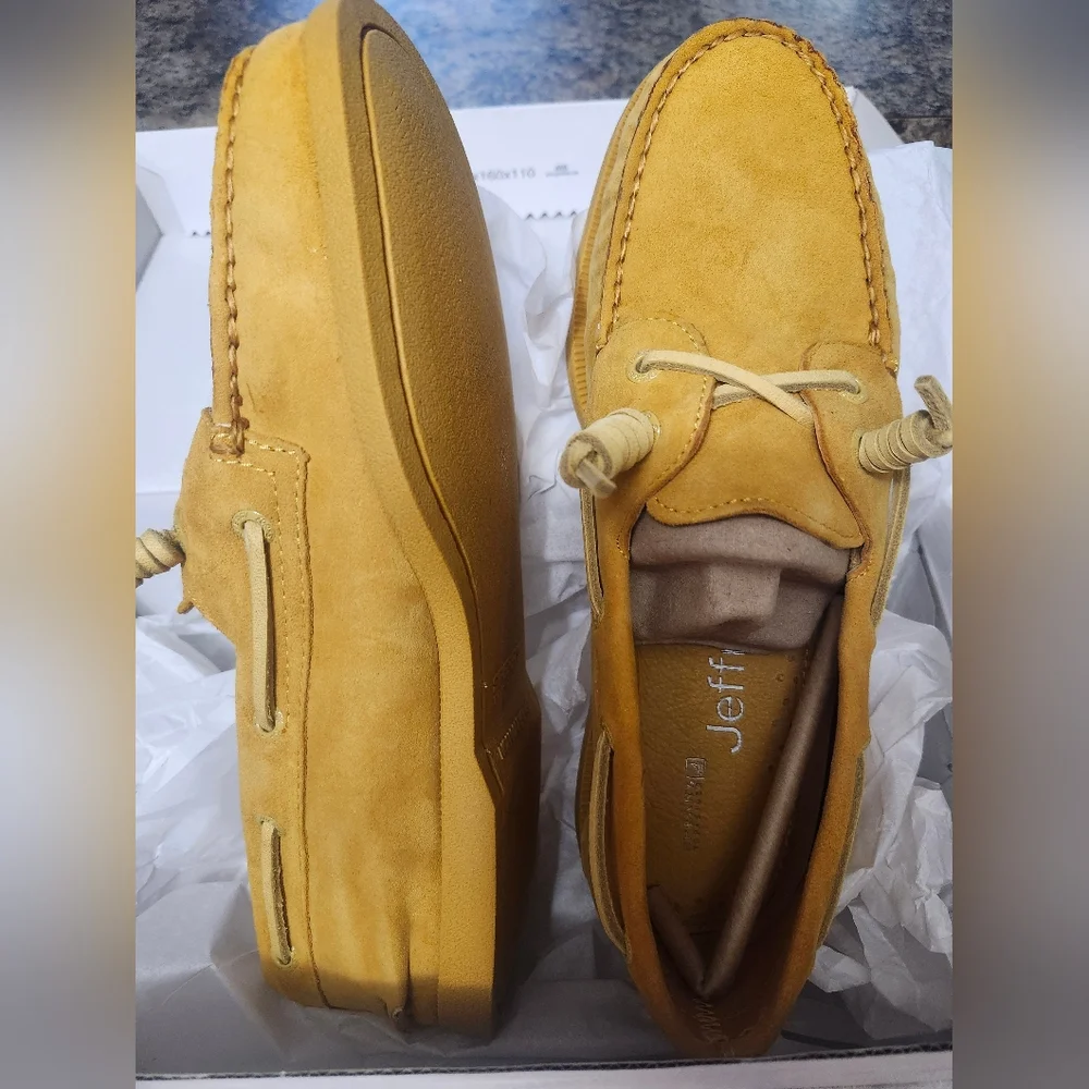 Jeffrey Campbell Mustard Suede Men's Loafers
